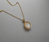Cat Eye Pendant - Pearl & Prism