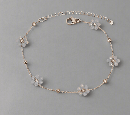 Flower Charm Bracelet - Pearl & Prism
