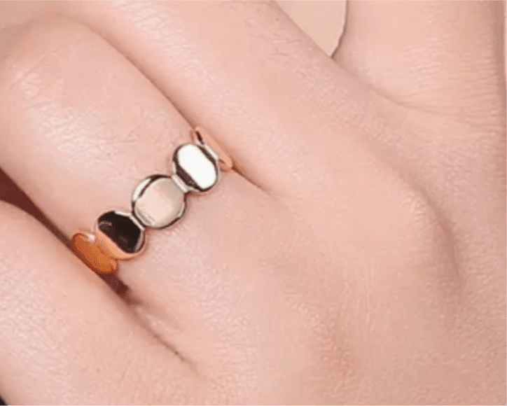 Minimalist Adjustable Circle Ring Gold