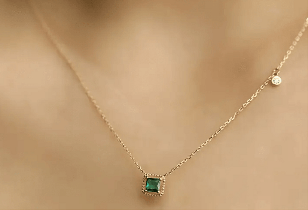Emerald Gemstone Necklace