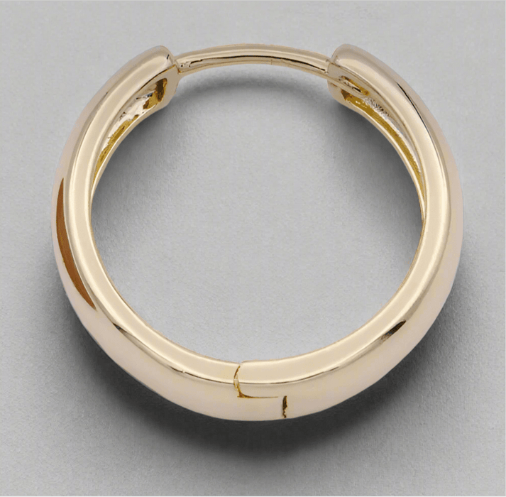 22 mm Gold Huggie Hoops