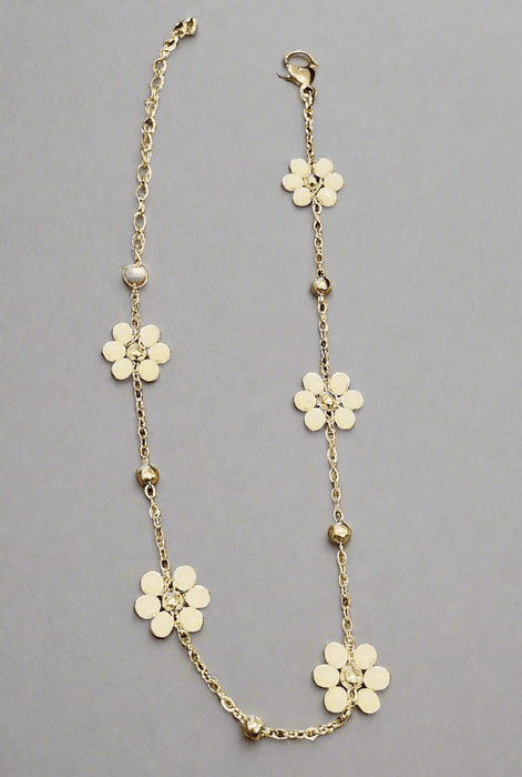 Flower Charm Bracelet