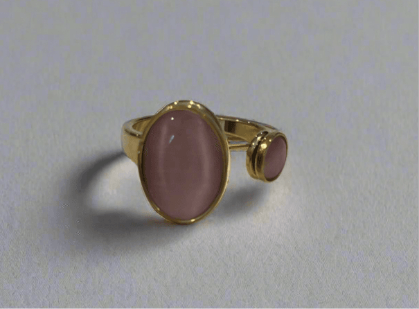 Pink Gemstone Ring - Pearl & Prism