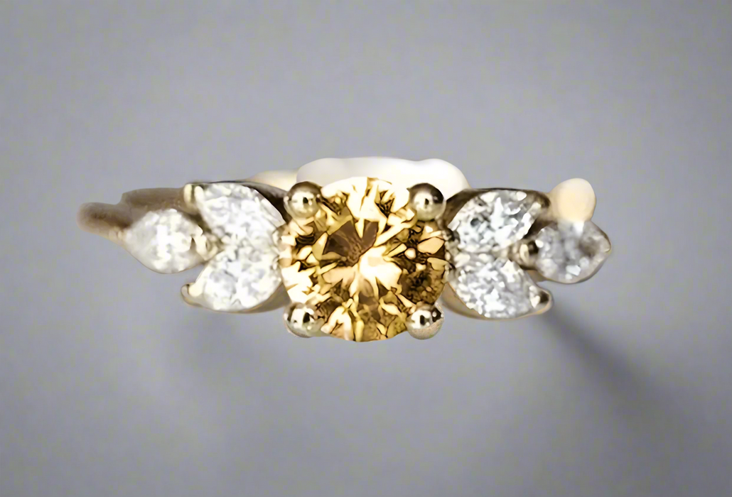 Yellow Topaz Ring