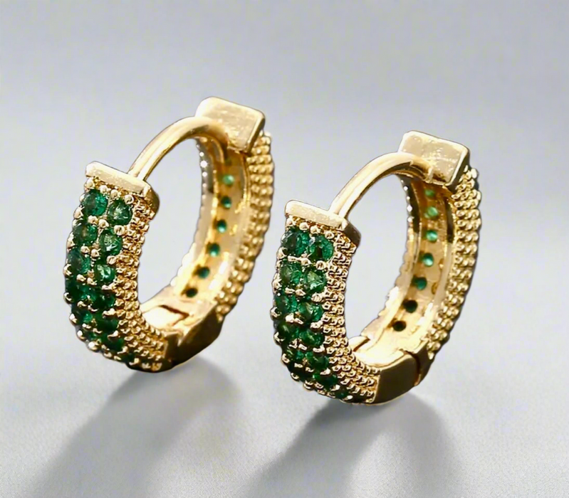 Sophisticated Color Pop Hoops