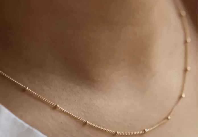 Minimalist Gold Bead Chain