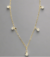 Minimalist 14K Gold Plated Beaded Choker - Pearl & Prism