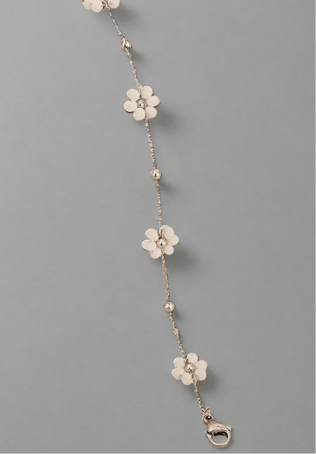 Flower Charm Bracelet - Pearl & Prism