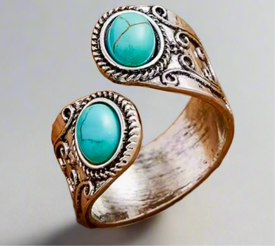 Silver Bohemian Adjustable Ring