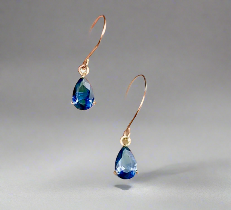 Simple Crystal Dangle Earrings