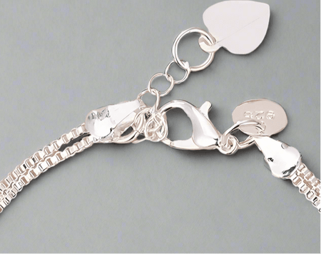 Sterling Silver Charm Bracelet - Pearl & Prism
