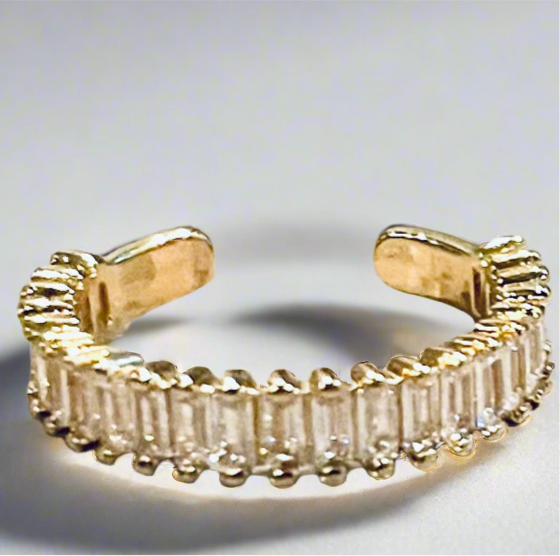 Open Baguette Ring