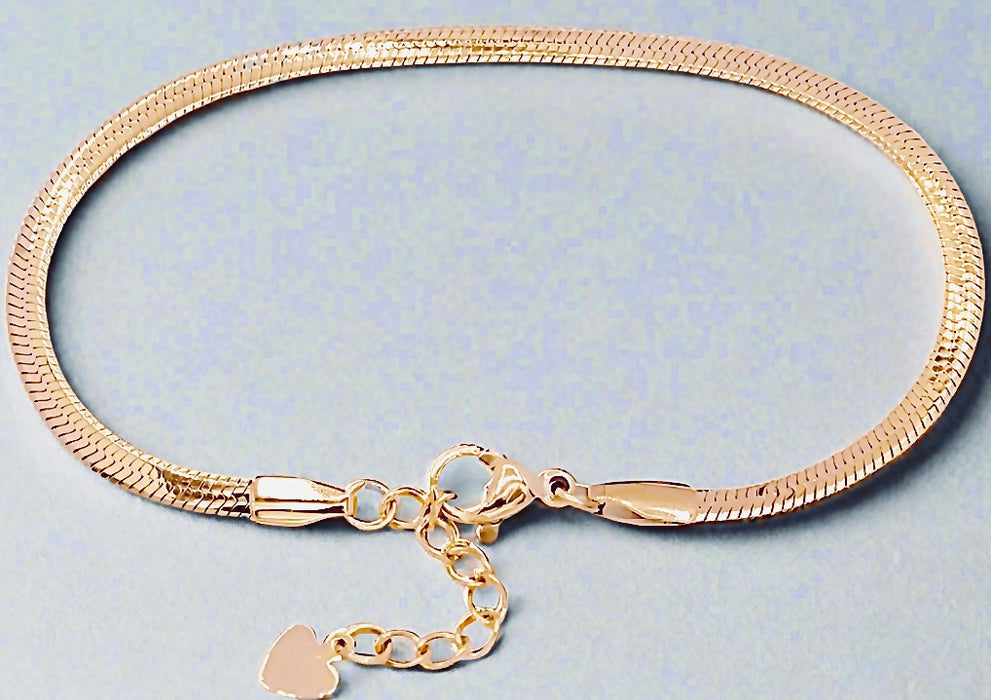 Herringbone Snake Chain Bracelet