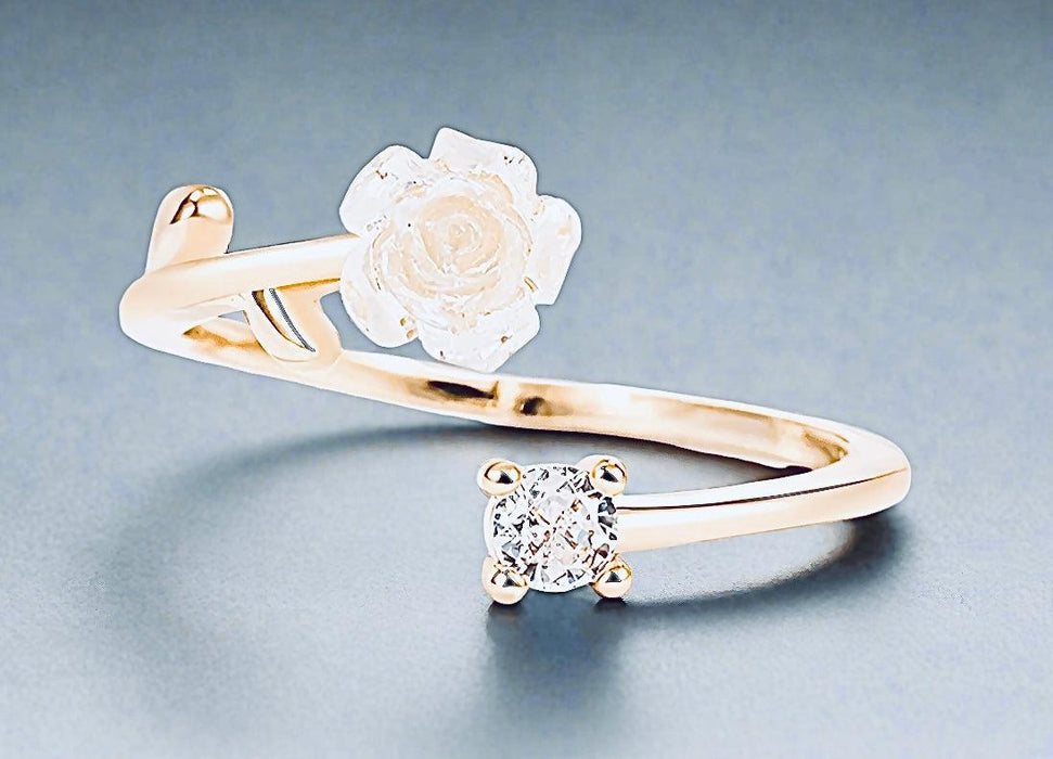 Rose Adjustable Ring