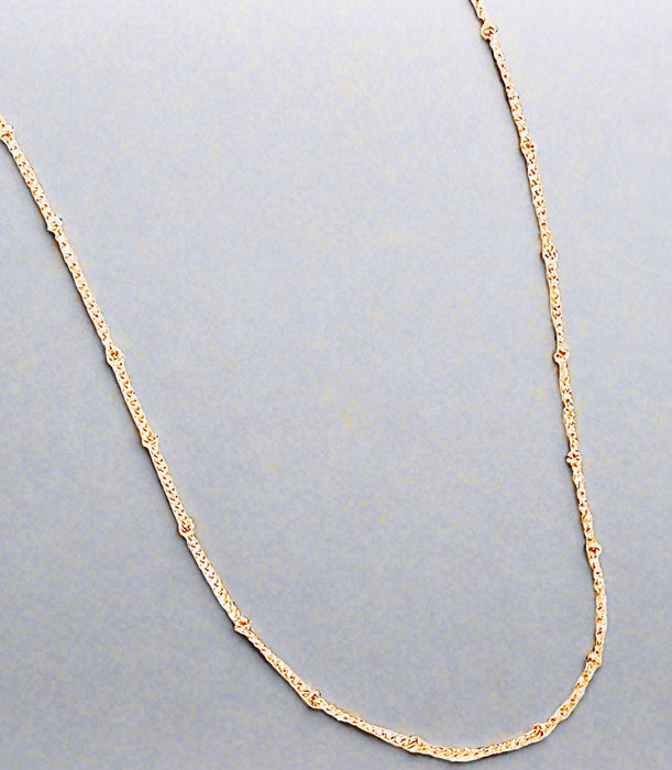 Minimalist Gold Bead Chain